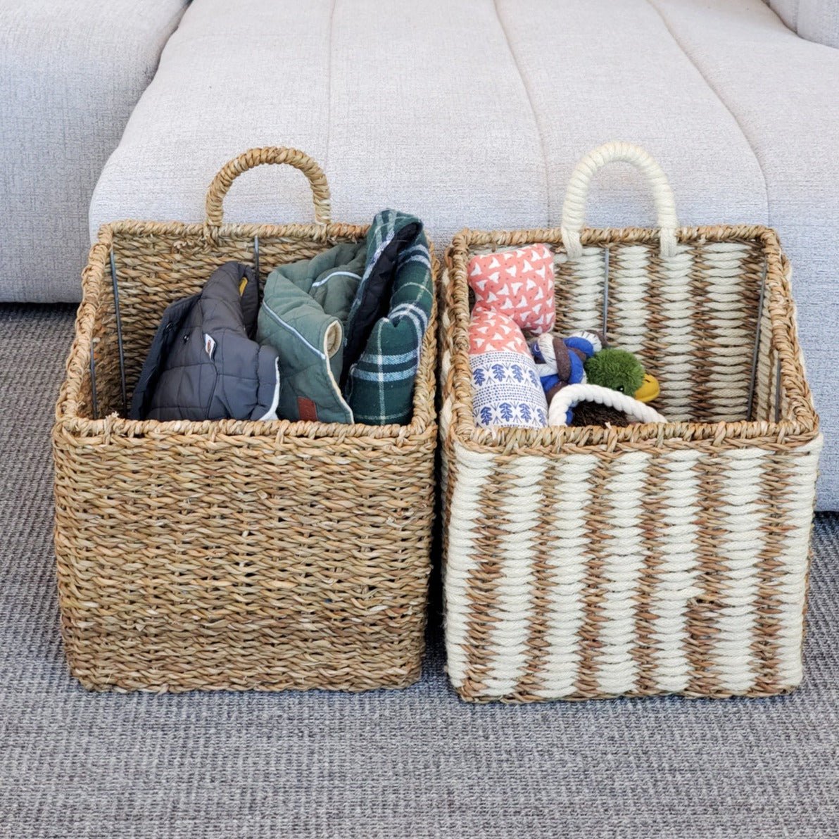 KORISSA Ula Square Basket - lily & onyx