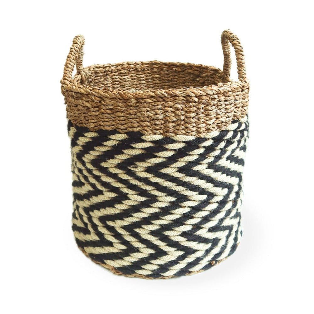 
                      
                        KORISSA Ula Zigzag Basket - lily & onyx
                      
                    