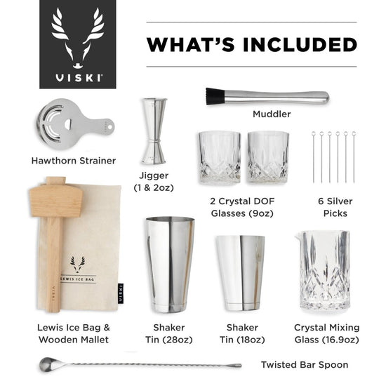 Viski Ultimate Bar Essentials Kit - lily & onyx