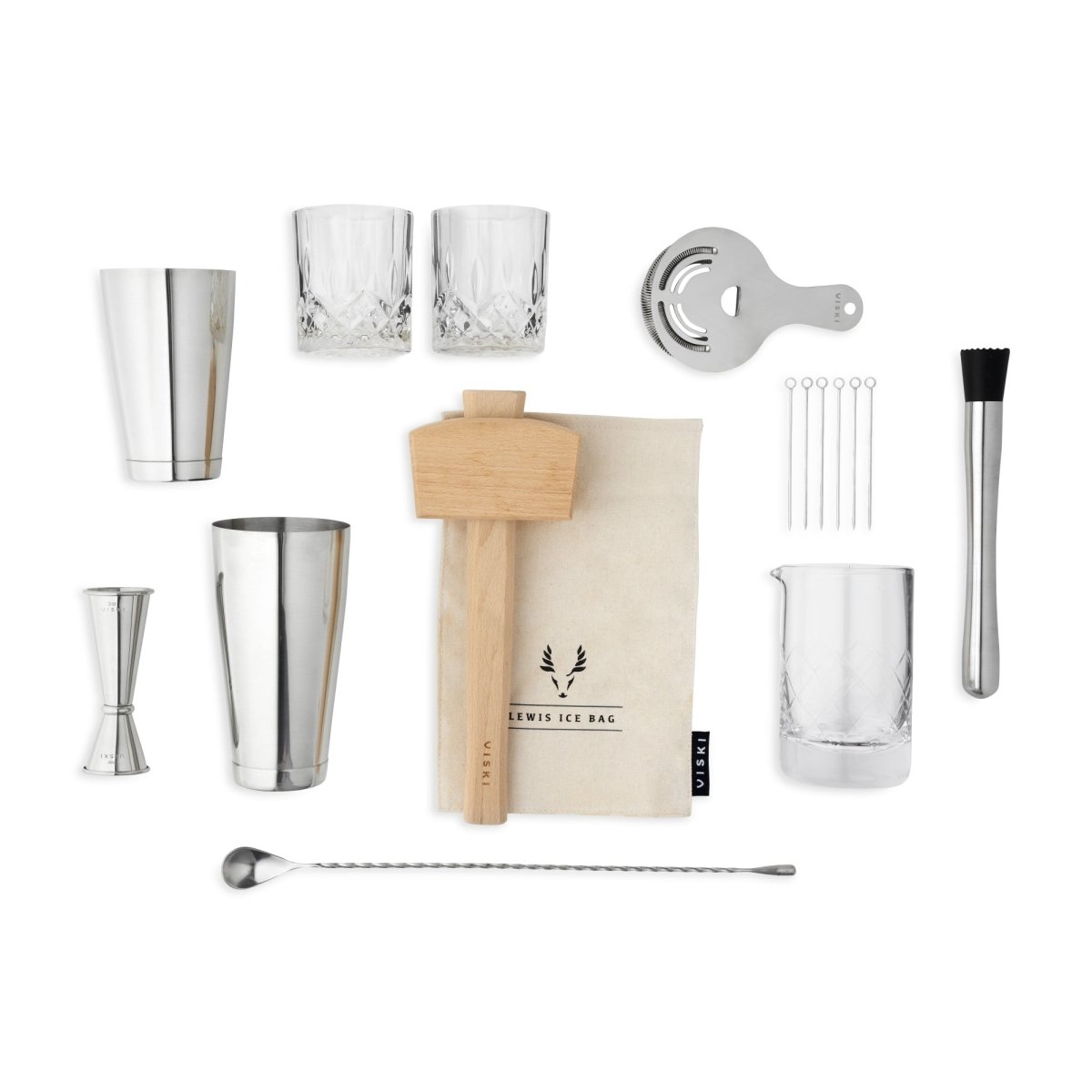 Load image into Gallery viewer, Viski Ultimate Bar Essentials Kit - lily &amp;amp; onyx

