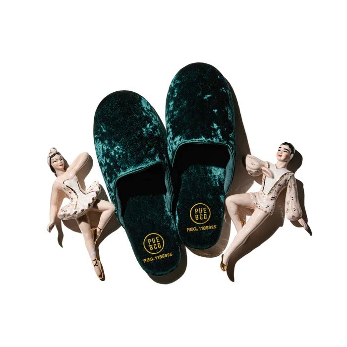 puebco Velvet Slippers - lily & onyx