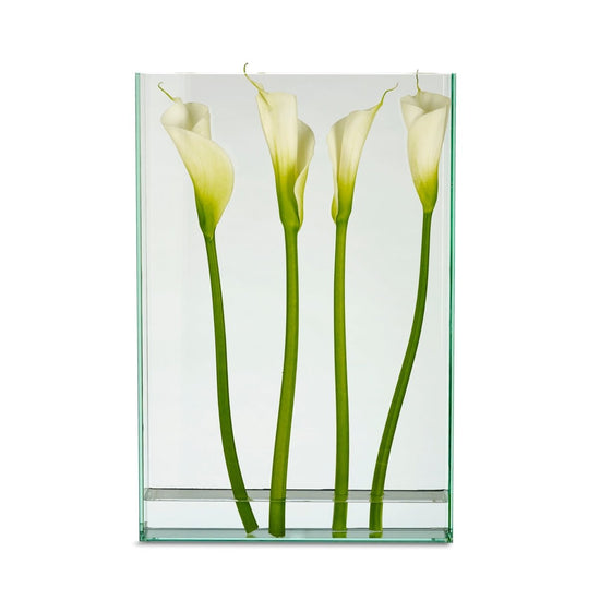 Load image into Gallery viewer, texxture Vision™ Glass Vase - lily &amp;amp; onyx
