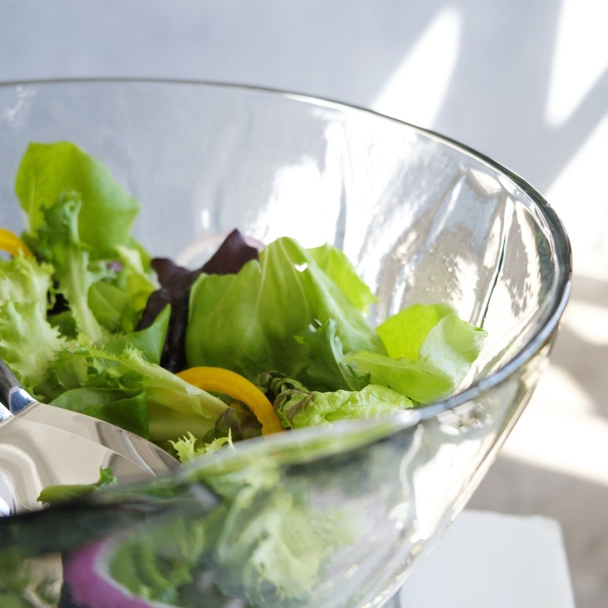 texxture™ Wabisabi Glass Salad & Serving Bowl - lily & onyx
