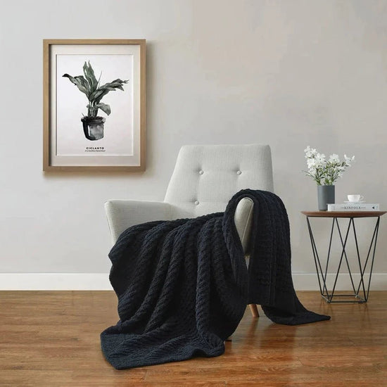 Load image into Gallery viewer, Sunday Citizen Waffle Lightweight Throw - lily &amp;amp; onyx
