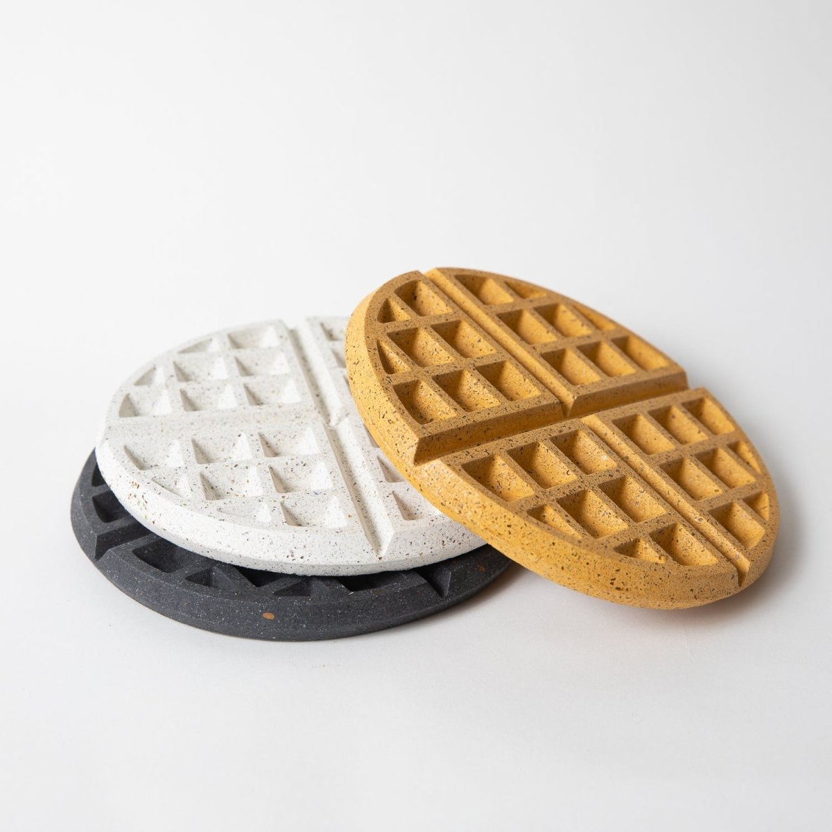 Yellow Waffle Trivet
