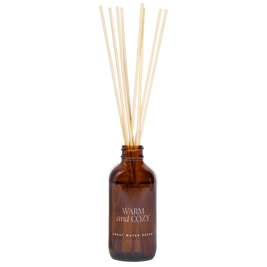Sweet Water Decor Warm and Cozy Amber Reed Diffuser - lily & onyx