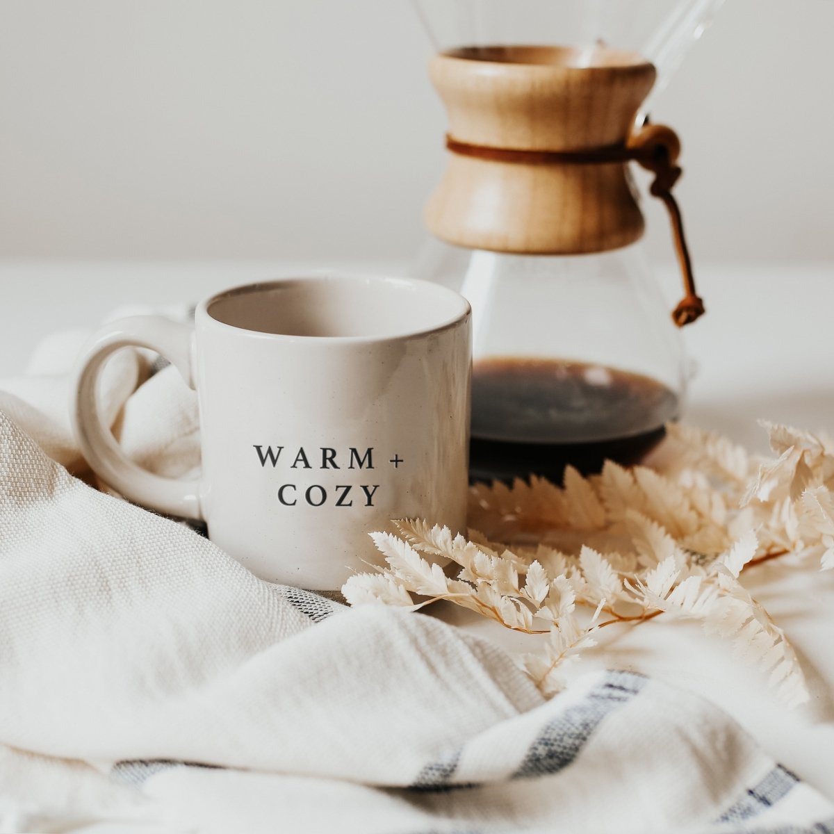 Sweet Water Decor Warm and Cozy Stoneware Coffee Mug - lily & onyx