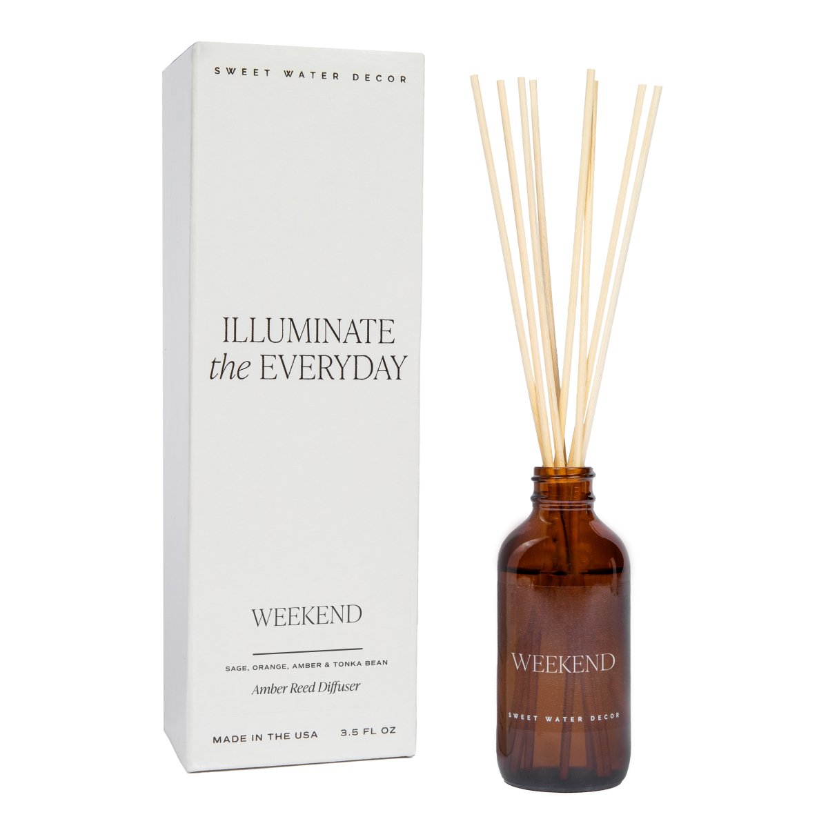 Sweet Water Decor Weekend Amber Reed Diffuser - lily & onyx