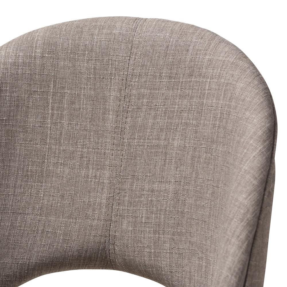 
                      
                        Baxton Studio Wesley Mid Century Modern Fabric Upholstered Walnut Finished Wood Dining Chair, Set Of 2 - lily & onyx
                      
                    