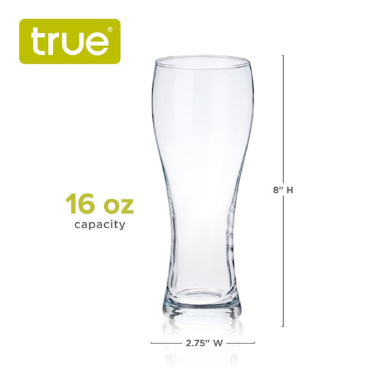 TRUE Wheat Beer Glasses, Set of 4 - lily & onyx