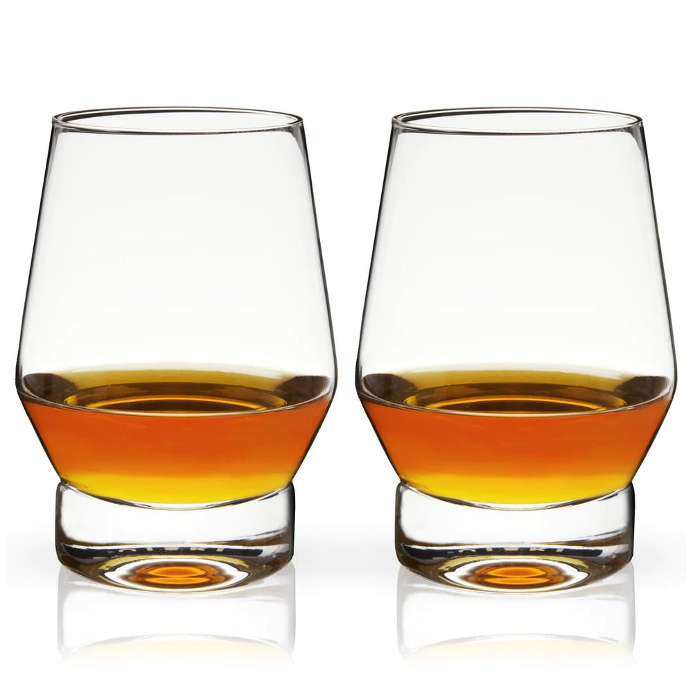 
                      
                        Viski Whiskey Glasses with Heavy Footed Base, Set of 2 - lily & onyx
                      
                    