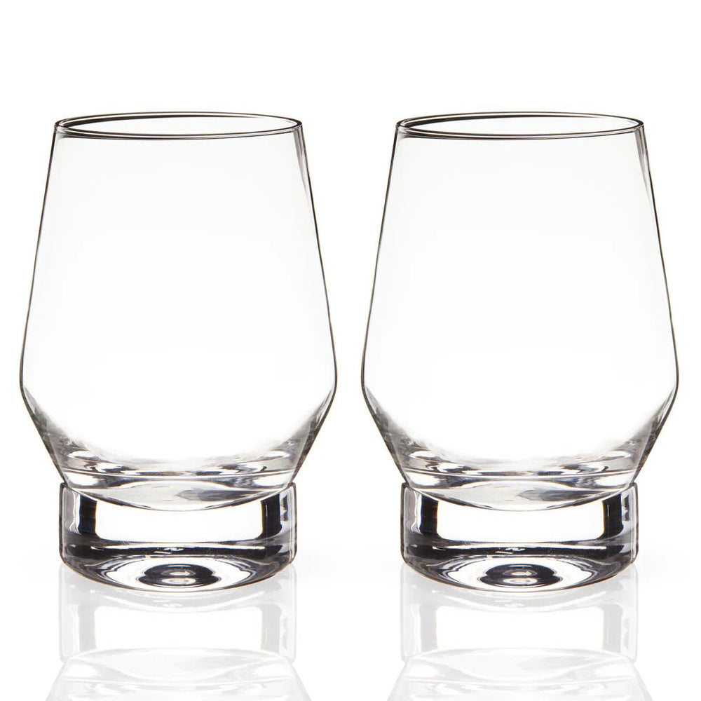 
                      
                        Viski Whiskey Glasses with Heavy Footed Base, Set of 2 - lily & onyx
                      
                    
