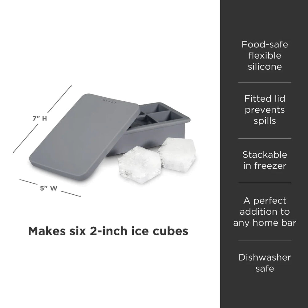 
                      
                        Viski Whiskey Ice Cube Tray with Lid - lily & onyx
                      
                    