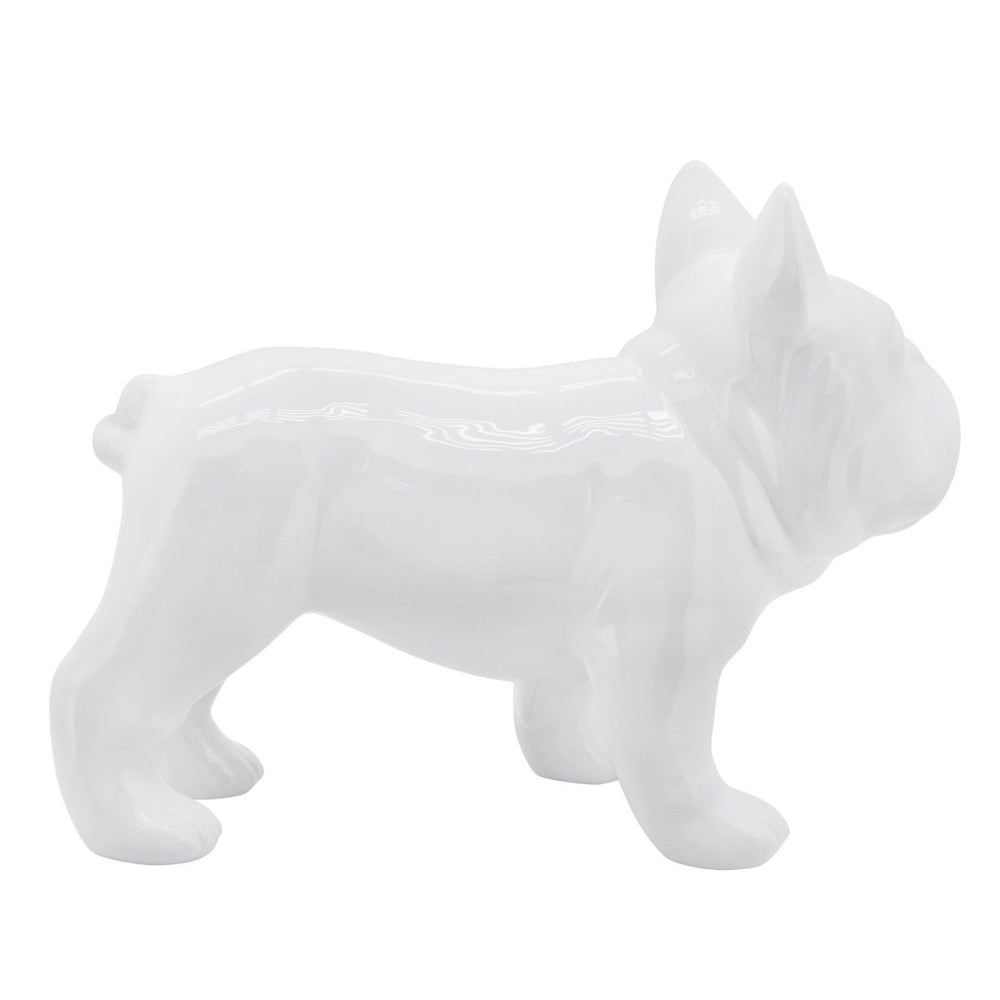 
                      
                        Sagebrook Home White Ceramic Bulldog Figurine, 13"L - lily & onyx
                      
                    