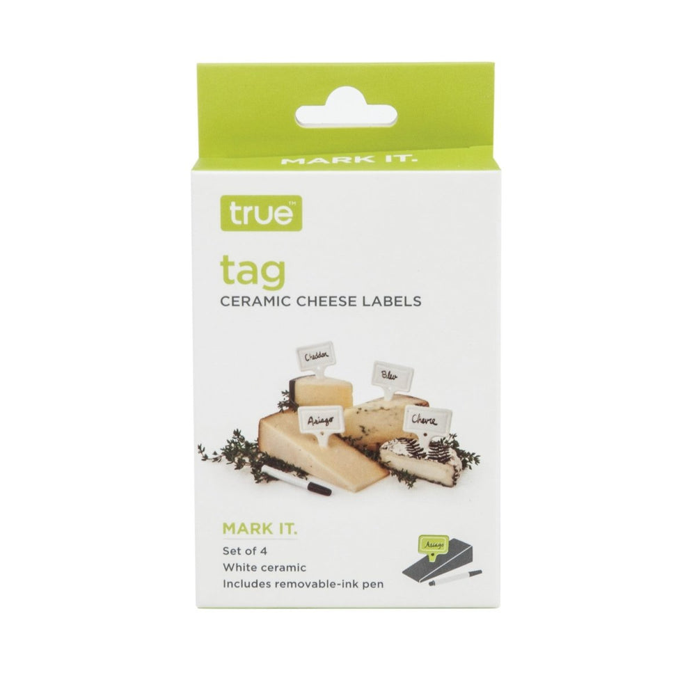 
                      
                        TRUE White Ceramic Cheese Labels with Ink Pen, Set of 4 - lily & onyx
                      
                    