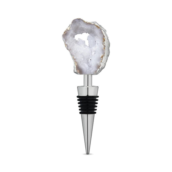 Twine Living White Geode Bottle Stopper - lily & onyx