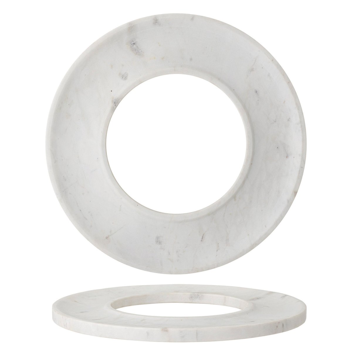 Load image into Gallery viewer, lily &amp;amp; onyx White Marble Circle Cracker &amp;amp; Cheese Tray, 13&amp;quot; - lily &amp;amp; onyx
