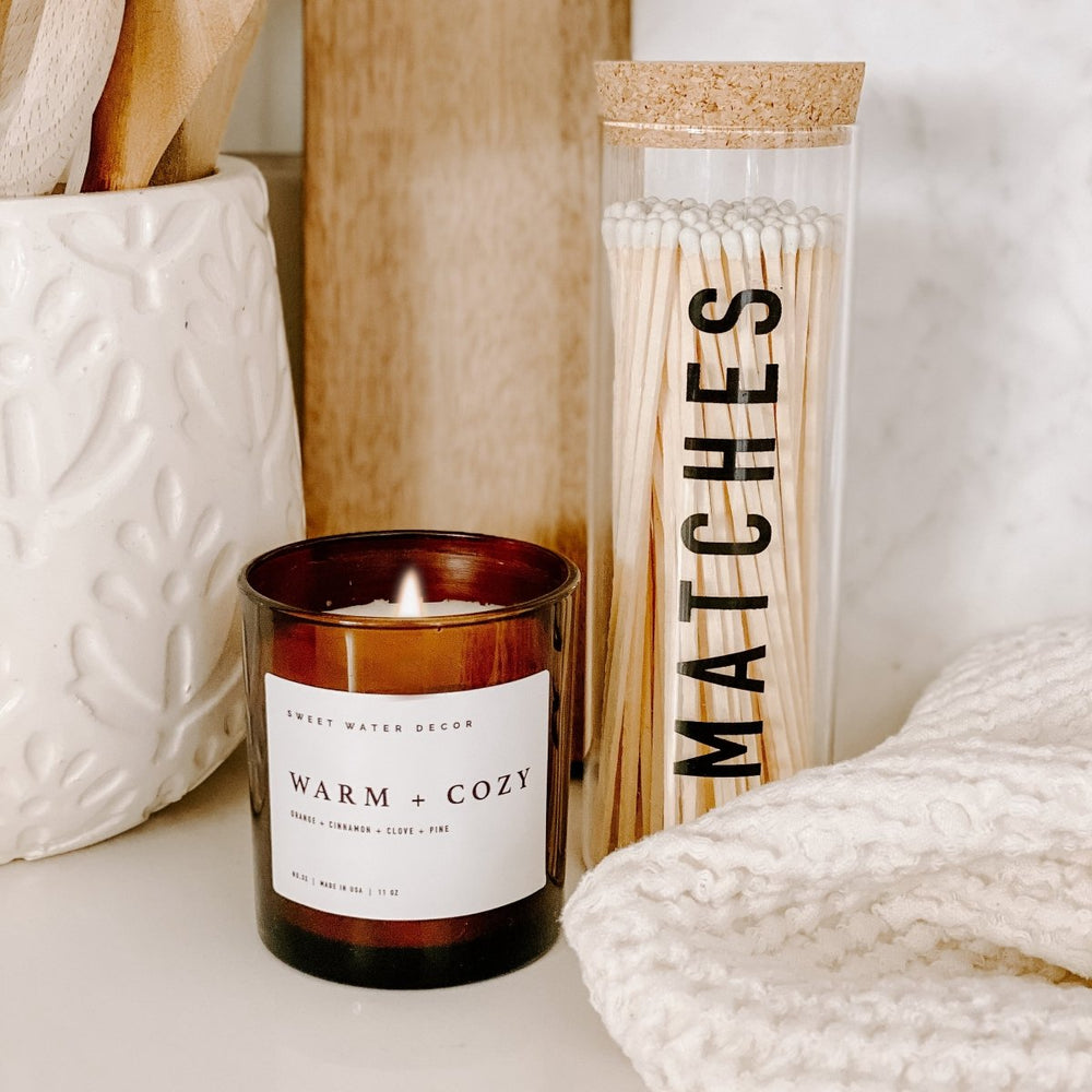 
                      
                        Sweet Water Decor White Tip Hearth Matches - 80 Count, 7" - lily & onyx
                      
                    