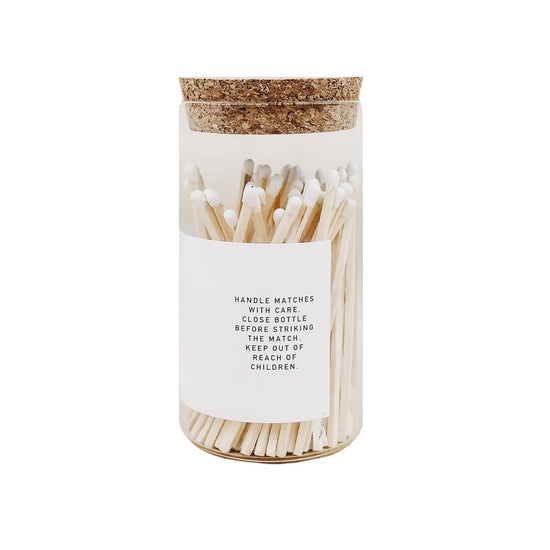 Load image into Gallery viewer, Sweet Water Decor White Tip Medium Hearth Matches - 100 Count, 4&amp;quot; - lily &amp;amp; onyx
