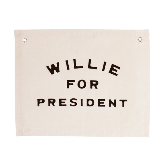 Load image into Gallery viewer, Imani Collective Willie For President Banner - lily &amp;amp; onyx
