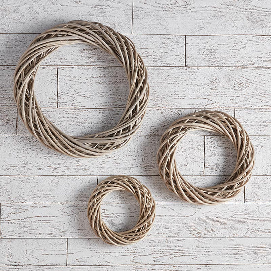 47th & Main Willow Wreath, Set of 2 - lily & onyx