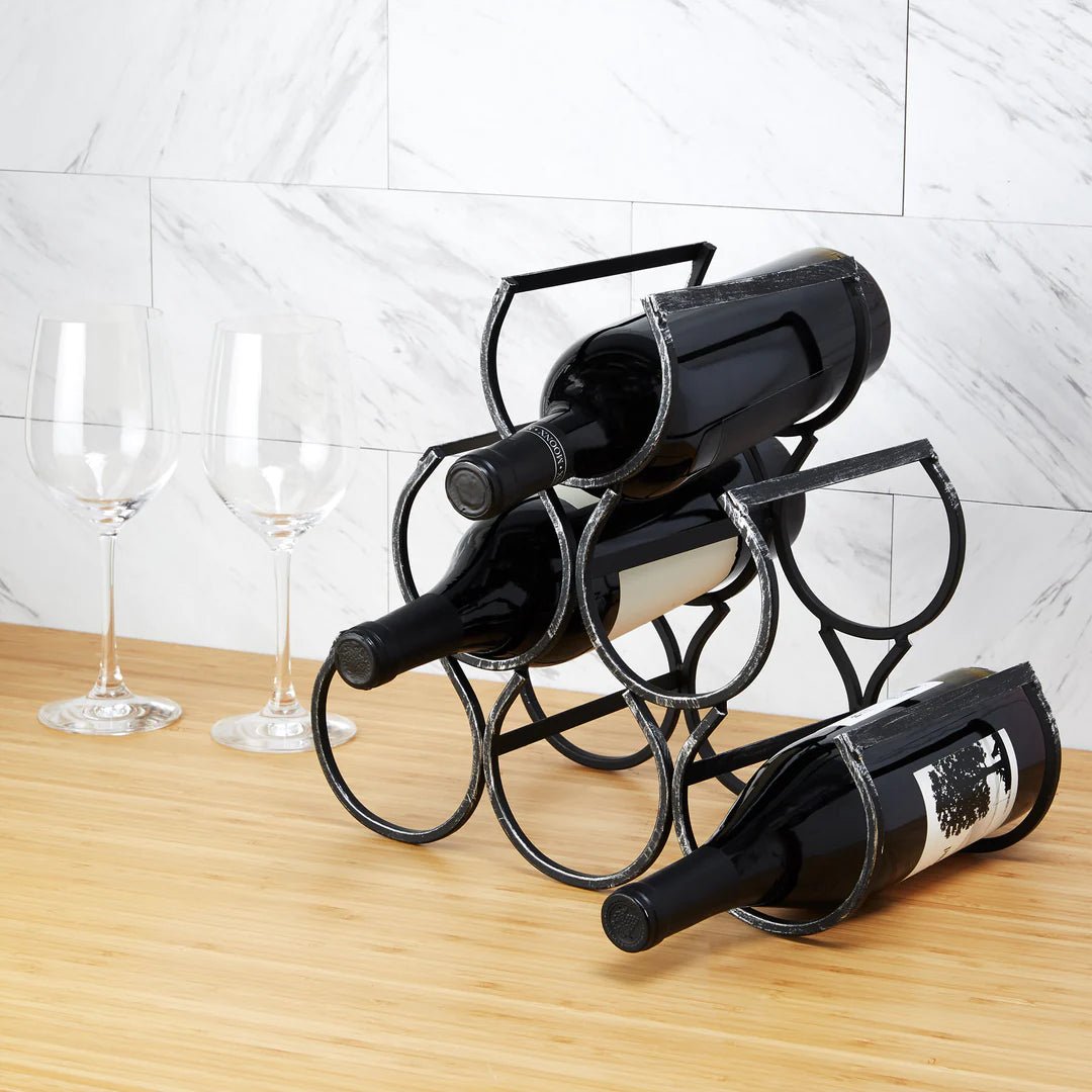 Twine Living Wine Shrine Metal Bottle Holder - lily & onyx