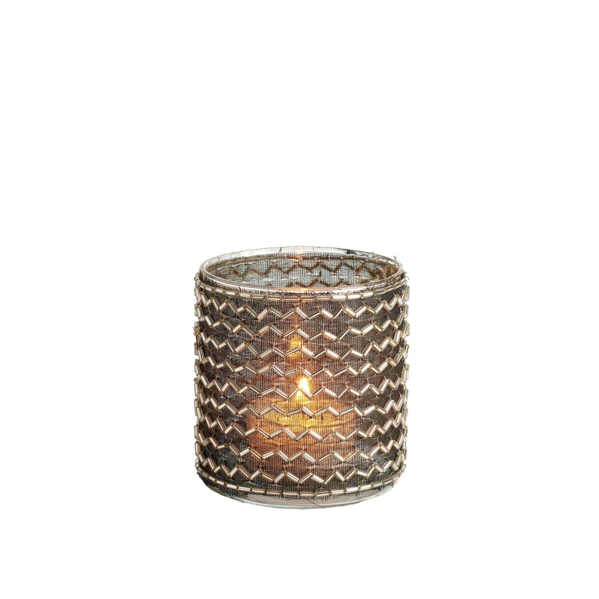 texxture Winnett™ Glass Votive Candle Holder - lily & onyx