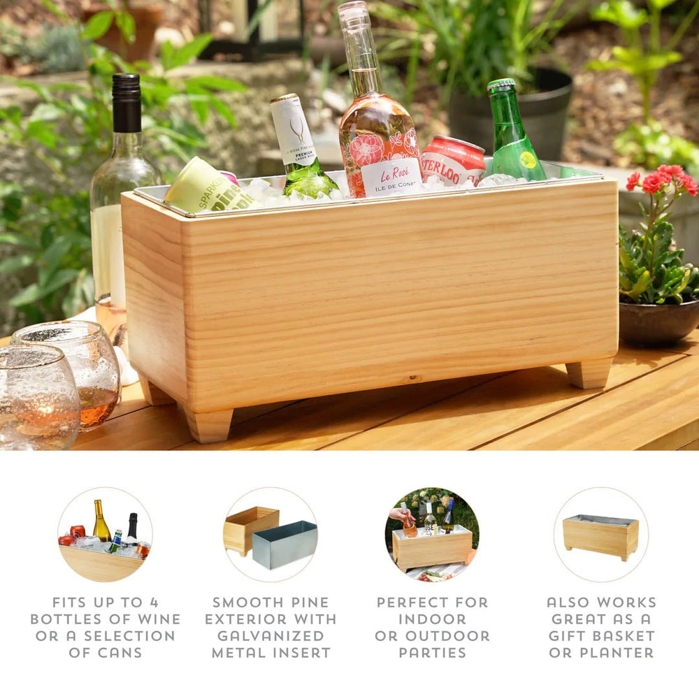 
                      
                        Twine Living Wooden Beverage Tub - lily & onyx
                      
                    
