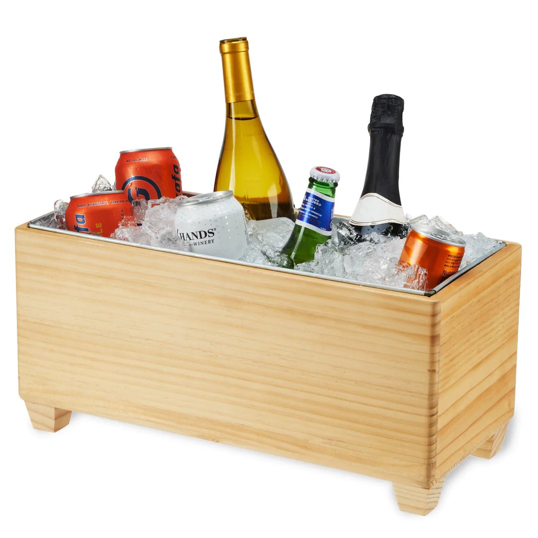 Twine Living Wooden Beverage Tub - lily & onyx