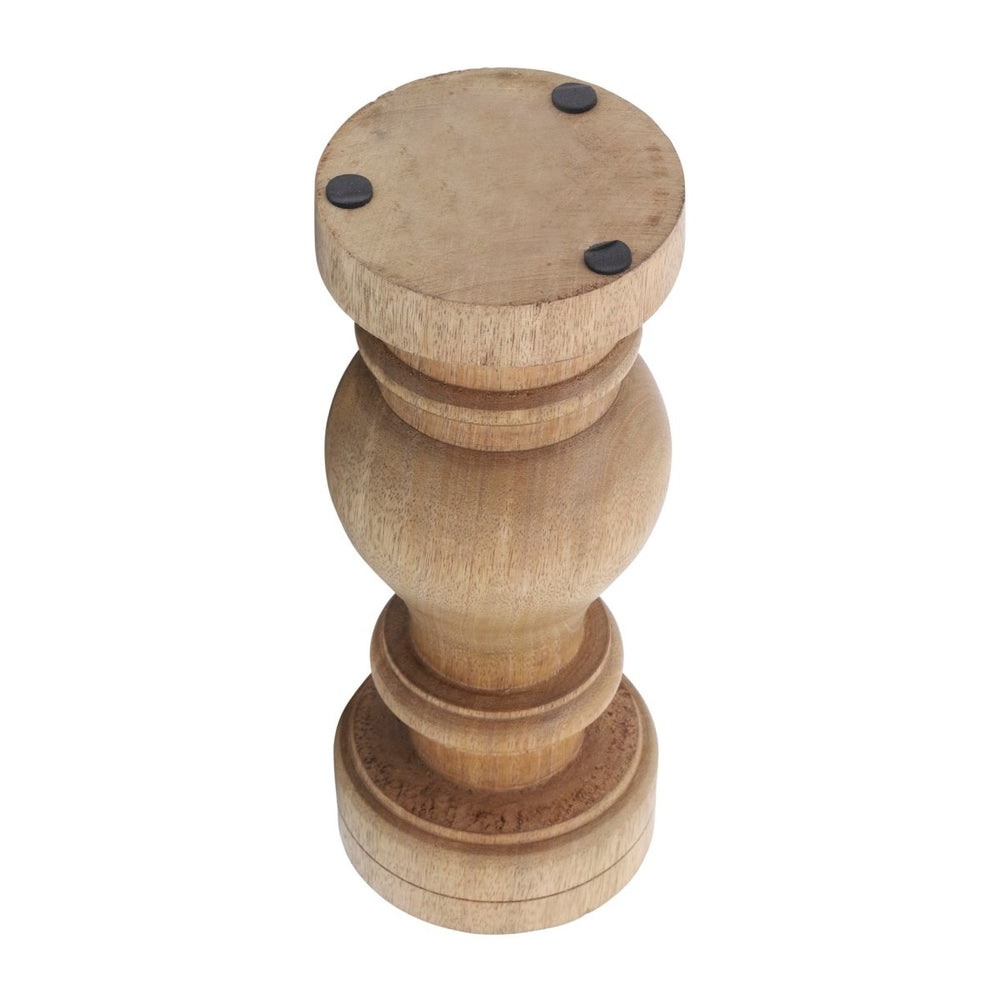 
                      
                        Sagebrook Home Wooden Pillar Candle Stand, Natural, 11"H - lily & onyx
                      
                    