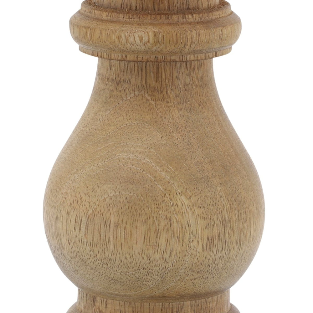 
                      
                        Sagebrook Home Wooden Pillar Candle Stand, Natural, 11"H - lily & onyx
                      
                    