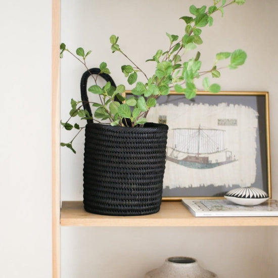 Imani Collective Woven Reed Basket - lily & onyx