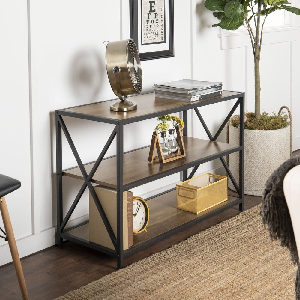 
                      
                        Walker Edison X Frame 40" Bookshelf - lily & onyx
                      
                    