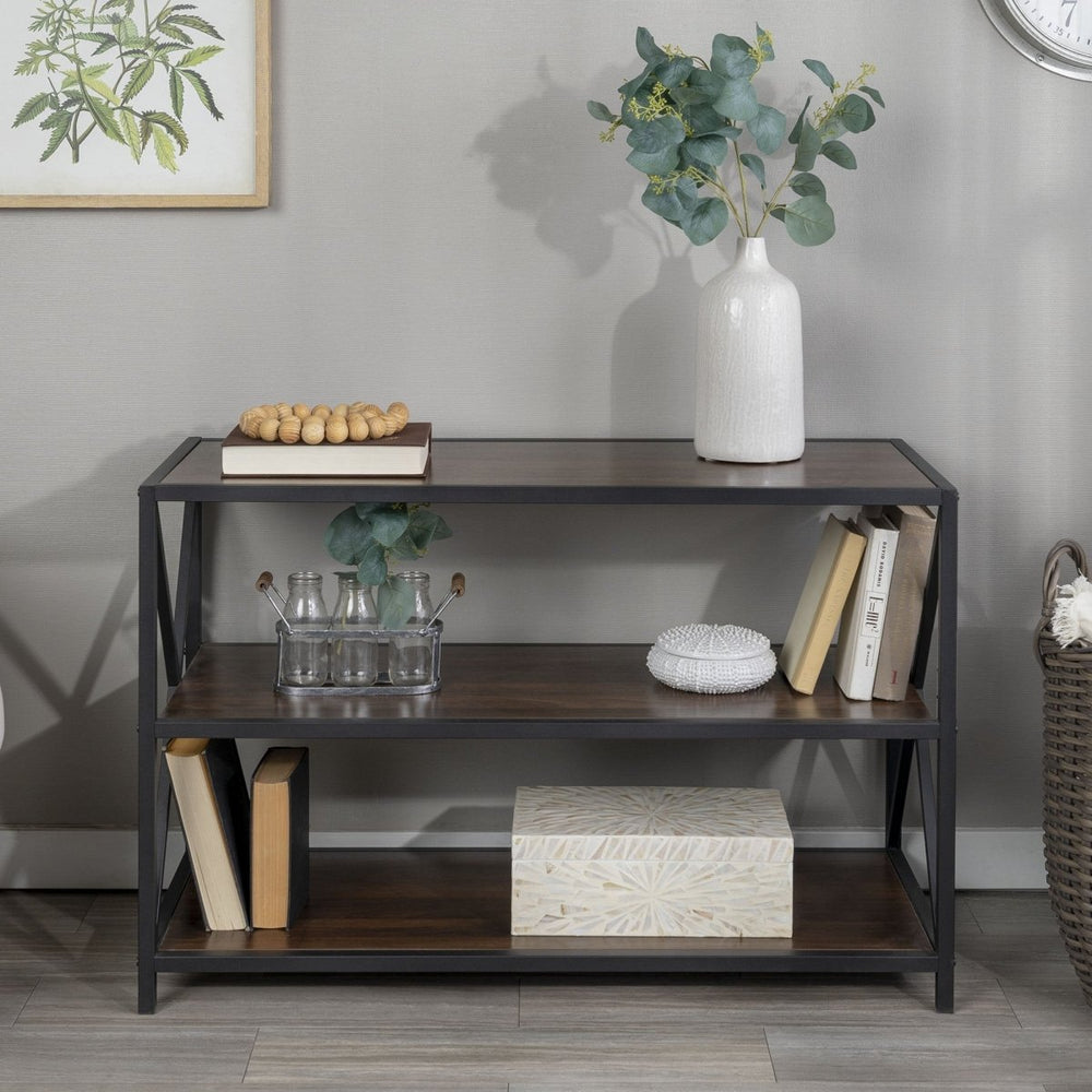 
                      
                        Walker Edison X Frame 40" Bookshelf - lily & onyx
                      
                    