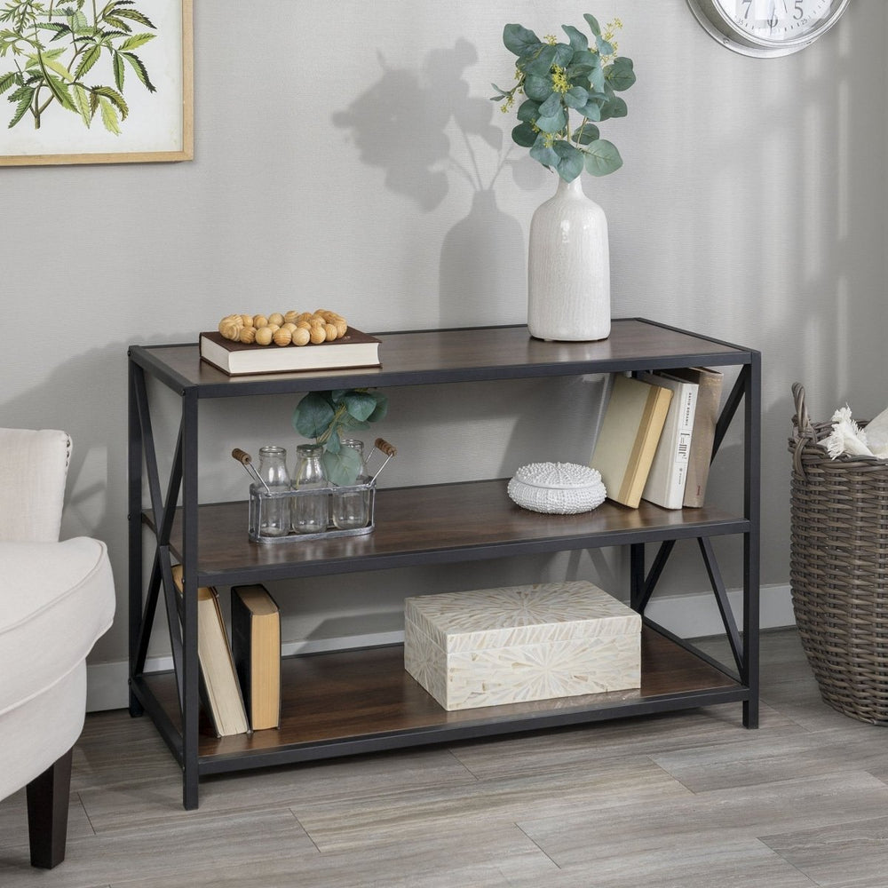 
                      
                        Walker Edison X Frame 40" Bookshelf - lily & onyx
                      
                    