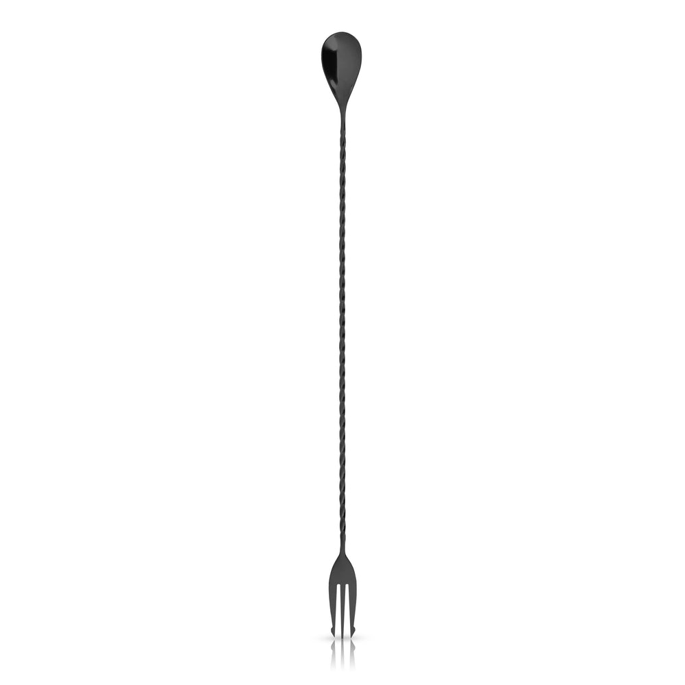 Viski Gunmetal Trident Barspoon - lily & onyx