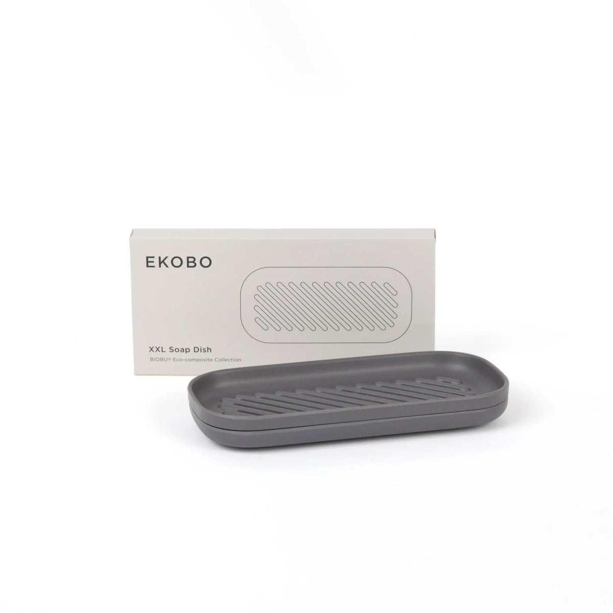 EKOBO XXL Soap Dish - Smoke - lily & onyx